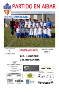C.D.Ilumberri - C.D.Bidezarra Infantil @ Campo de fútbol San Lorenzo | Aibar | Navarra | España