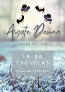SANTA ÁGUEDA-AGATE DEUNA @ ESCUELAS | Aibar | Navarra | España