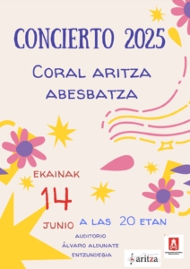Concierto Coral Aritza @ Auditorio Álvaro Aldunate Sada