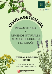 PERMACULTURA Y REMEDIOS NATURALES: ALIADOS DEL HUERTO Y EL BALCÓN @ PISCINAS