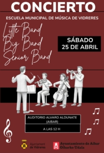 Concierto de la Escuela de Música de Vidreres @ Auditorio Álvaro Aldunate Sada
