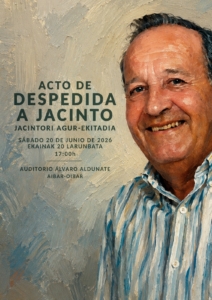 ACTO CIVIL DE DESPEDIDA A JACINTO MORENO @ AUDITORIO/ENTZUTEGIA