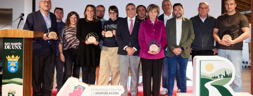 Acto de entrega de los Premios Revivae 2026. Fotografía publicada en Diario de Navarra